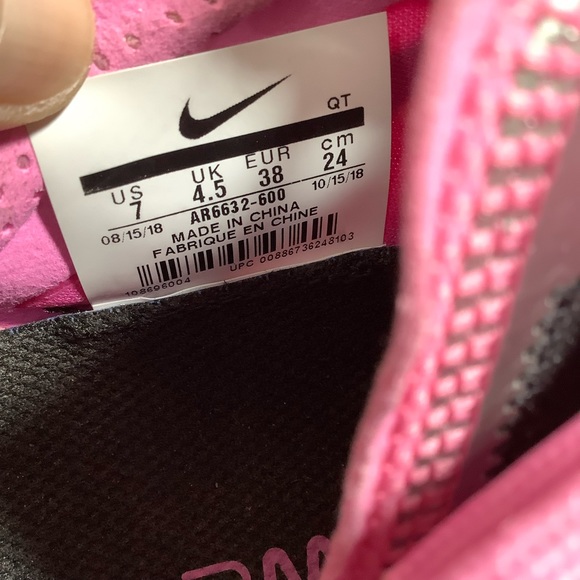 Women’s Nike Air Vapor Max 2019 Pink Trainers - Picture 8 of 8